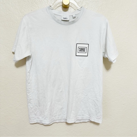 Authentic BURBERRY T SHIRT IN WHITE size XXS - Picture 2 of 6